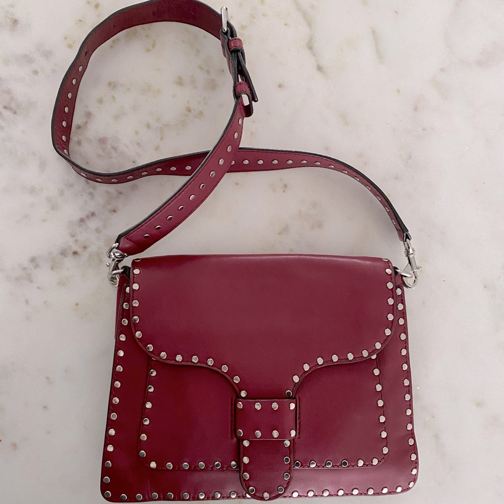 Rebecca Minkoff studded midnighter bag